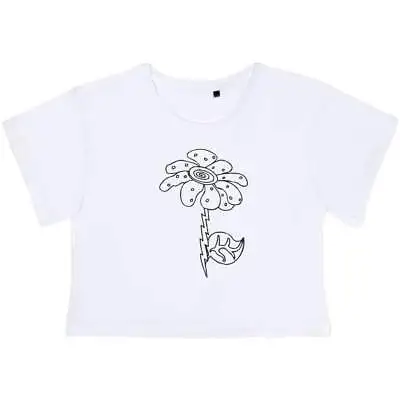 Buy 'Quirky Daisy' Women's Cotton Crop Tops (CO007599) • 11.99£
