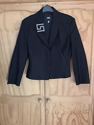 Buy Versace Jeans Couture Pinstripe Jacket (Black) Size 44 (M)  New Other • 80£