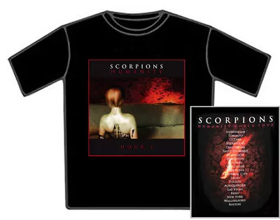 Buy SCORPIONS Humanity World Tour (inc New York) - Official Licensed Band T Shirt • 21.99£