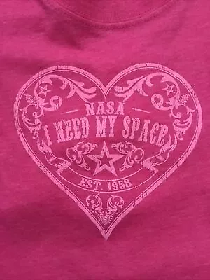 Buy Ladies Pink NASA T Shirt • 14.99£