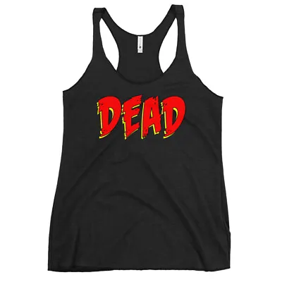 Buy Dead Depressed Gothic Emo Style Women's Racerback Tank Top Shirt • 27.85£