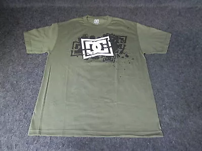 Buy Mens Genuine DC Casual Fashion Skate Bmx Mx Tee T-Shirt S M L XL XXL Green DC79 • 9.99£