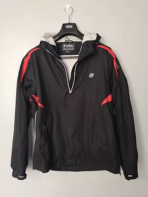 Buy Killtec Packable Zip Neck Hooded Pullover Jacket Black & Red, Men's L • 15£