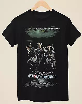 Buy Ghostbusters - Movie Poster Inspired Unisex Black T-Shirt • 14.99£