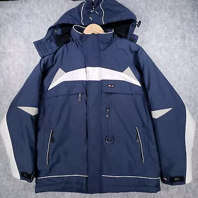 Buy Vintage Trespass Jacket Teens 15/16 Blue Fleece Lined Coldheat Windproof Outdoor • 14.96£