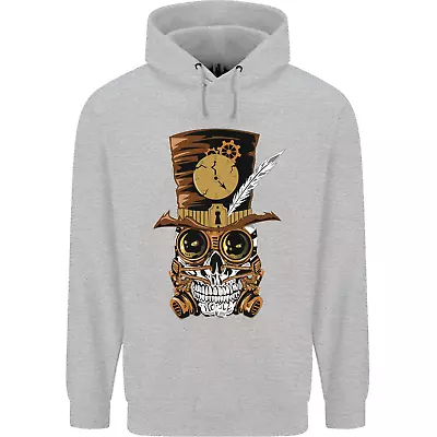 Buy Steampunk Skull Mens 80% Cotton Hoodie • 19.99£