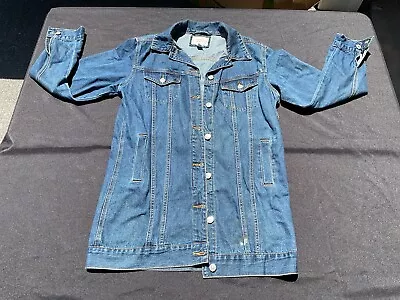 Buy Y2K Forever 21 Distressed Oversized Jean Jacket, Women's Size Medium C423 • 19.29£