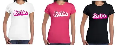 Buy Barbie Ladies Fit T-Shirt, Tribute, Film, Doll, Toy, Come On Barbie 8 To 18 • 9.50£
