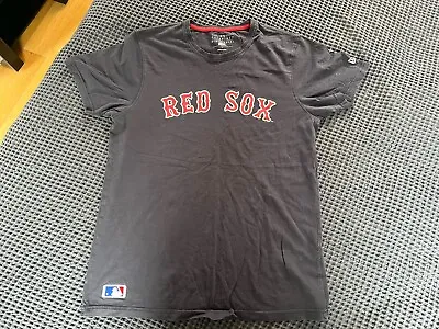 Buy Genuine NEW ERA Boston Red Sox Logo MLB Team Apparel Tee T-Shirt Size Large • 14.99£