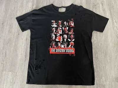 Buy Rare VTG DC The Suicide Squad Womens Short Sleeve Promo T Shirt - Large Black • 28.81£