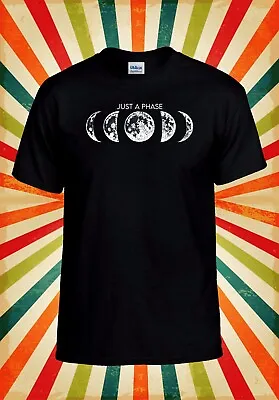 Buy Moon Phase T Shirt Just A Phase Funny Men Women Unisex Baseball T Shirt Top 3266 • 9.99£