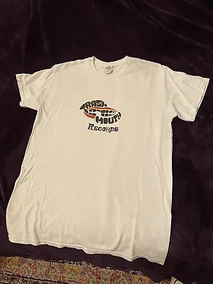 Buy Trashmouth Records Mens T-shirt White M Medium Rare Vintage Gildan Label Indie • 20£