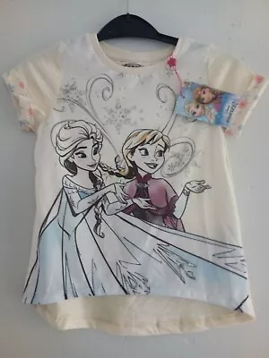 Buy Girl's M&co Disney Frozen T-shirt Size 7 - 8 Years New • 7£