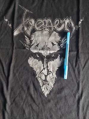 Buy Venom Silver Logo Shirt Death Black Heavy Metal Celtic Frost Bathory Doom • 24.32£