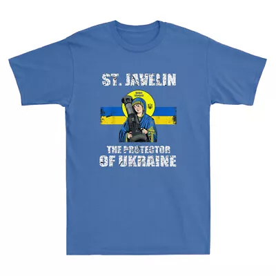 Buy The Protector Of Ukraine Funny Meme Vintage Men's Short Sleeve T-Shirt Gift Tee • 20.39£