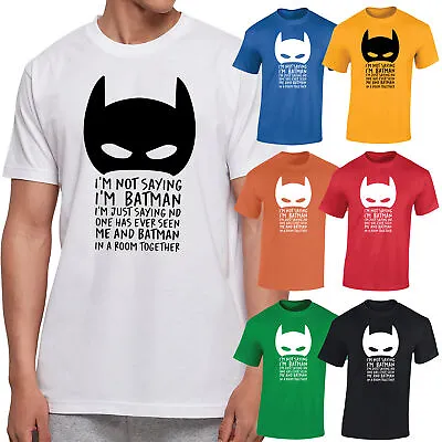 Buy Batman Character Cotton Funny Printed Men's Womens T-Shirts Gift Tee Top's • 8.99£