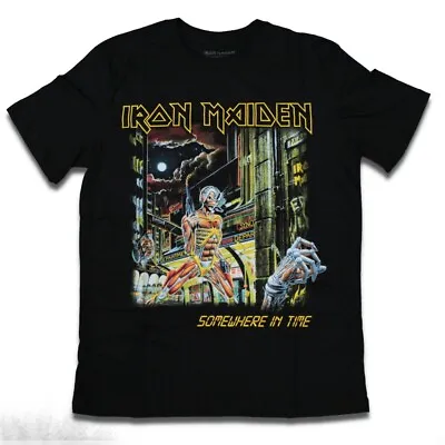 Buy Official Licensed T-Shirt Iron Maiden Eddie Somewhere In Time (front/back) • 39.78£
