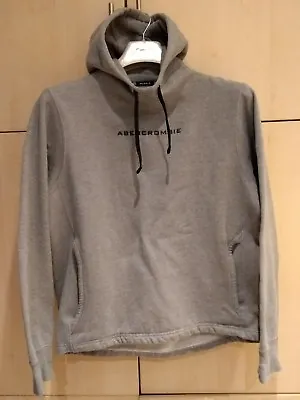 Buy Abercrombie Hoodie, Grey, Muscle / Gym Issue, Size S, 80% Cotton • 20£