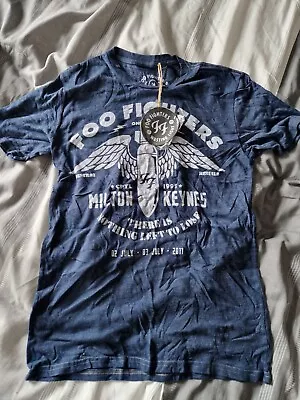 Buy Foo Fighters 2011 T Shirt Milton Keynes Official Merch MEDIUM  New With Tags • 40£
