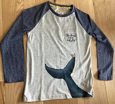 Buy TU Boys 6-7 Years T-shirt Snail And The Whale Virtually New  • 6.50£