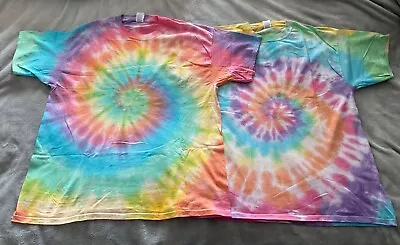 Buy Tie Dye Swirl Rainbow T-Shirt • 7.50£