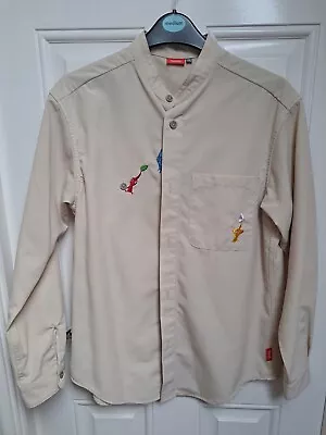 Buy Official Nintendo Tokyo Pikmin Button-Up Shirt - Size Small • 80£