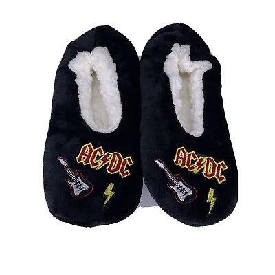 Buy AC/DC Fuzzy Babba Slipper Socks With Grippers Size S/M • 16.14£