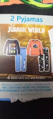 Buy 2 Pack Jurassic World Pyjamas 9-10 Years BNWT  Primark  • 15.99£
