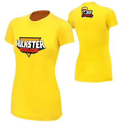 Buy NIB Authentic WWE Women's Hulkster Rules Hulk Hogan M Shirt Tee BO DS Medium • 27.40£