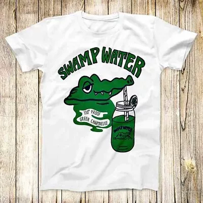 Buy Alligator Swamp Water T Shirt Meme Men Women Unisex Top Tee 8229 • 6.35£