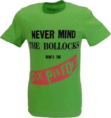 Buy Mens Lime Green Official Sex Pistols NMTB T Shirt • 16.99£