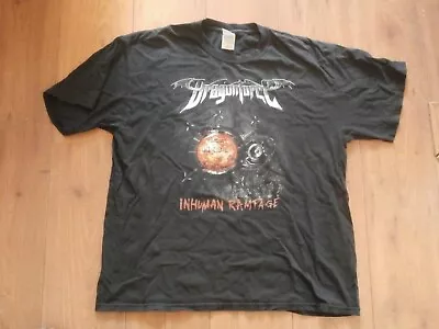 Buy Official Original XL Band Metal Dragon Force Inhuman Rampage Vintage T-Shirt  • 17.13£