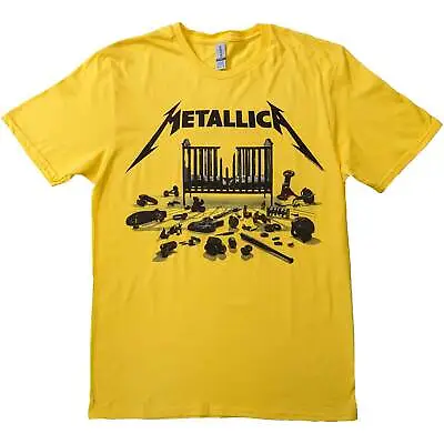 Buy Metallica - 72 Seasons Simplified Cover / Cradle Yellow T-shirt. New. • 12.99£