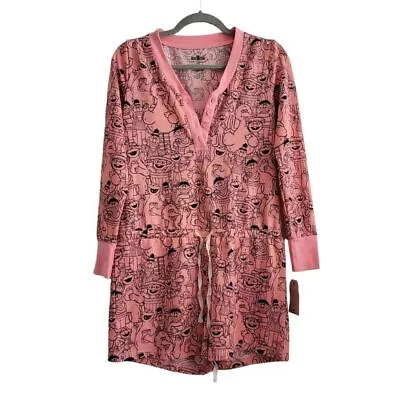 Buy NEW Sesame Street 2017 Pink Romper Pajamas One Piece Loungewear Women Small • 23.70£