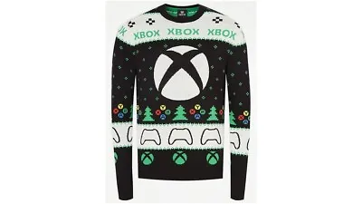 Buy X BOX Fairisle Gaming Christmas Jumper Sweater XXL GIFT WORK SCHOOL GAMER  TREE • 39.99£