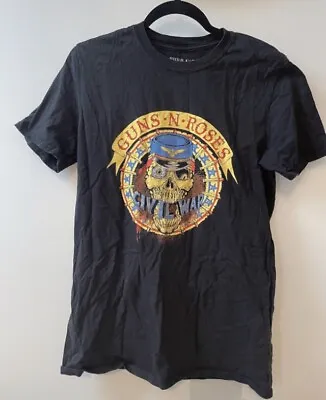 Buy Guns N Roses T Shirt Civil War Rock Band Merch Tee Size Medium Axl Rose Slash • 10.95£