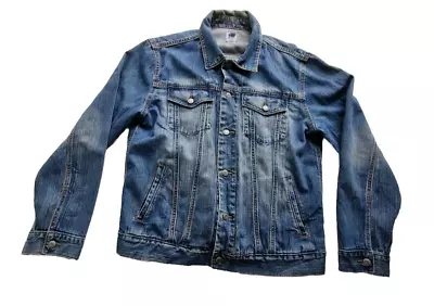 Buy Gap Deniem Truckers Style Jean Jacket Blue Size L • 12£