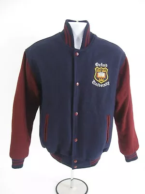 Buy Vintage Oxford University Mens Letterman Wool Varsity Jacket Size M England • 48.99£