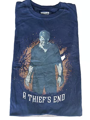 Buy Uncharted 4 Black T Shirt Small Official Product Gamer Gaming A Thief's End • 12.57£