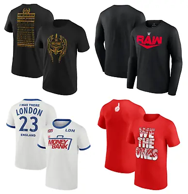 Buy Wrestling WWE Men's T-Shirt Fanatics Long Sleeve Vest Tank Top - New • 14.99£