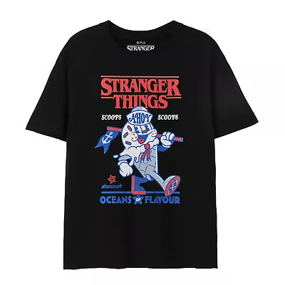Buy Stranger Things Unisex Adult Scoops Ahoy T-Shirt NS8330 • 16.59£