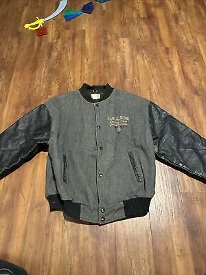 Buy Iron Maiden Fan Club Jacket Tweed And Leather 7th Tour Of A 7th Tour Jacket RARE • 260.59£