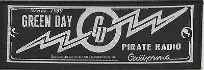 Buy GREEN DAY Pirate Radio 2004 - WOVEN STRIP SEW ON PATCH Official Merch (sealed) • 1.99£