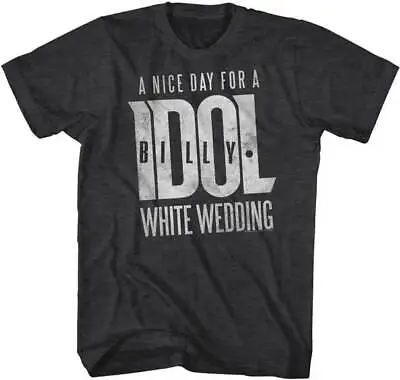 Buy Billy Idol It's A Nice Day For A White Wedding Men's T Shirt Punk Music Merch • 40.90£