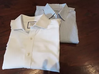 Buy Mens Charles Tyrwhitt Slim Fit Shirts X 2 16.5 Inch Collar, 36 Inch Sleeve • 0.99£