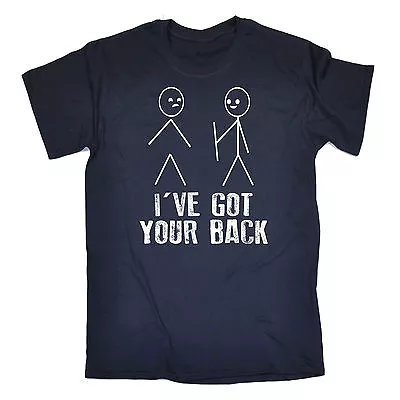 Buy Ive Got Your Back Stickman T-SHIRT Tee Drawing Friend Funny Birthday Gift • 12.95£