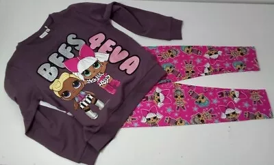 Buy LOL Purple T-Shirt Size 7-8 Years & Pink Trousers Size 7 Years • 10.35£
