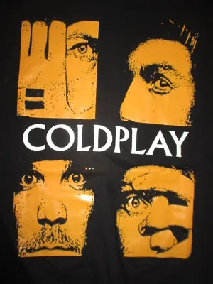 Buy COLDPLAY Concert Tour (MED) T-Shirt CHRIS MARTIN • 28.35£