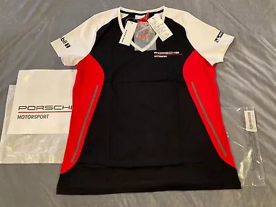 Buy Porsche Design Select Women's Motorsport T-shirt / Euro Xxl = Usa Xl Nib. • 42.52£