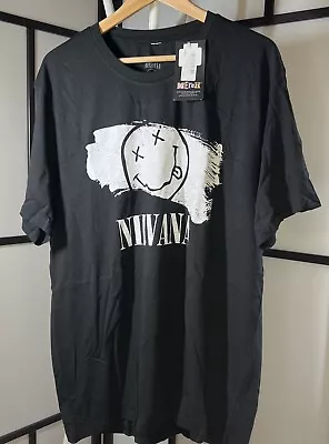 Buy Nirvana Official Licenced Happy  Face  T- Shirt 2XL • 9.50£